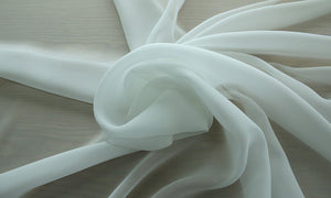 Georgette 1716-001 - Seda natural 100%, Ancho 135/140 cm, Peso 60 gr/mtl